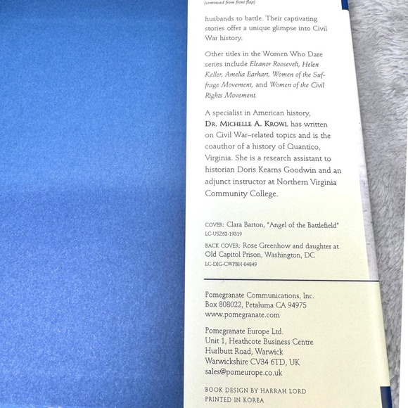 Women of the Civil War Michelle A Krowl Women Who Dare Hardcover Book 2006 - Picture 9 of 10